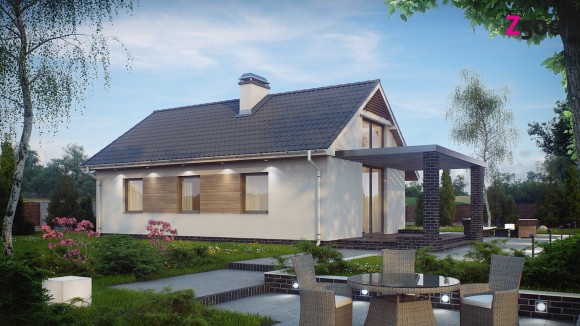 проект небольшого одноэтажного дома в Минске