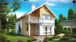 Готовый проект дома для узкого участка в Минске