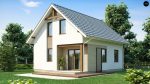 Проект дачи с мансардой в Минске Z500