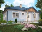 Купить архитектурный проект одноэтажного дома в Минске N3