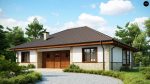 Проект одноэтажного каркасного дома Z10