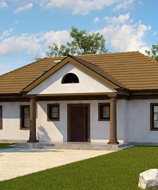 Фото проекта дома Z2 + w p вид с улицы