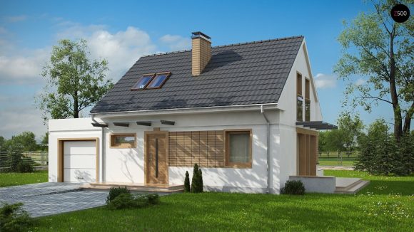 Фото проекта дома Z211 GL вид с улицы