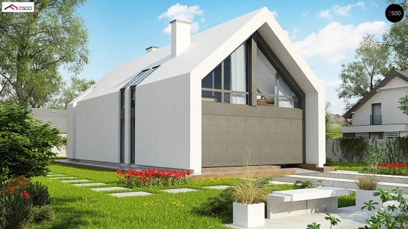 Фото проекта дома Z215 A вид с улицы