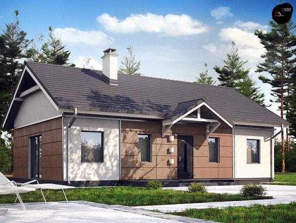 Фото проекта дома Z241 S вид с улицы