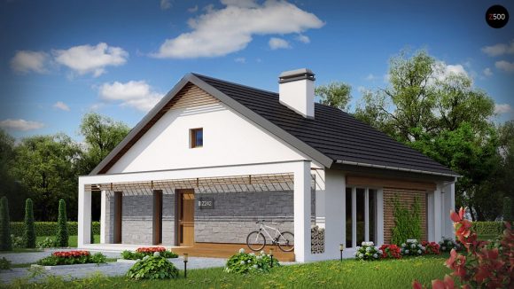 Фото проекта дома Z242 вид с улицы