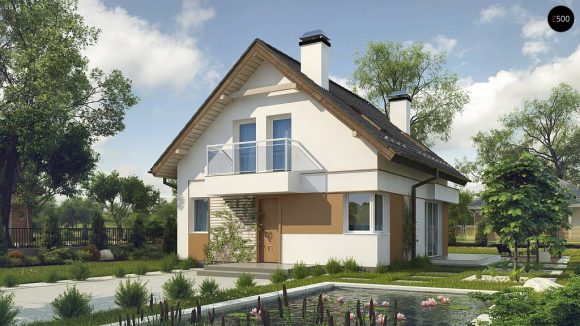 Фото проекта дома Z265 вид с улицы