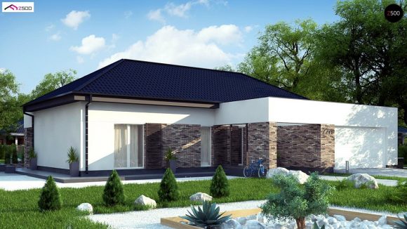 Фото проекта дома Z277 вид с улицы