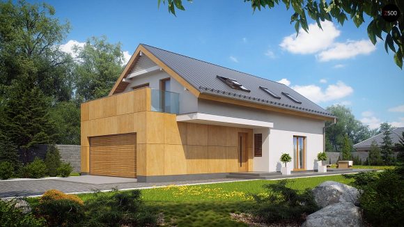 Фото проекта дома Z292 вид с улицы