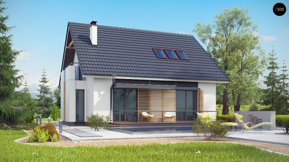 Фото проекта дома Z304 вид с улицы