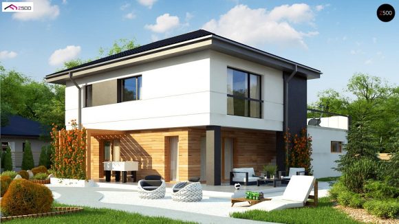 Фото проекта дома Z319 вид с улицы