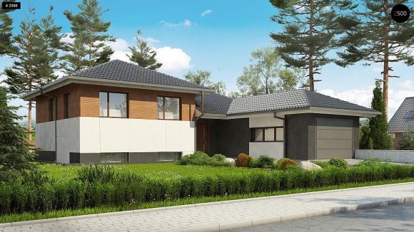 Фото проекта дома Z335 вид с улицы