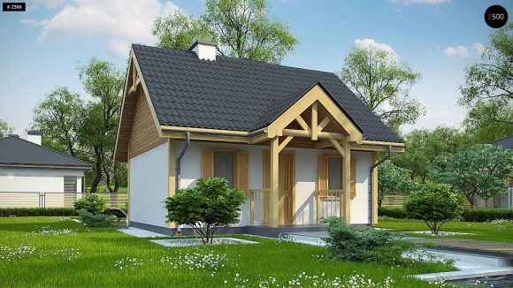 Фото проекта дома Z352 вид с улицы