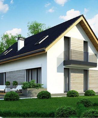 Фото проекта дома Z370 вид с улицы