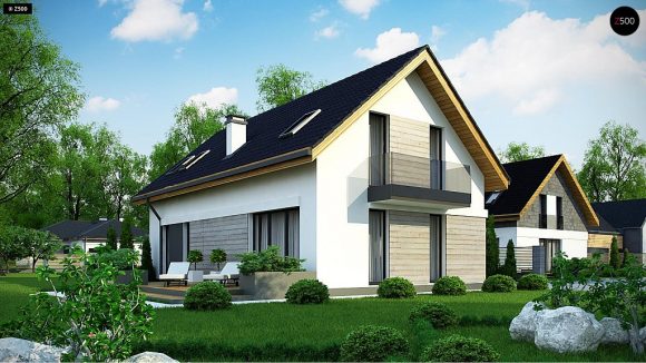 Фото проекта дома Z370 вид с улицы