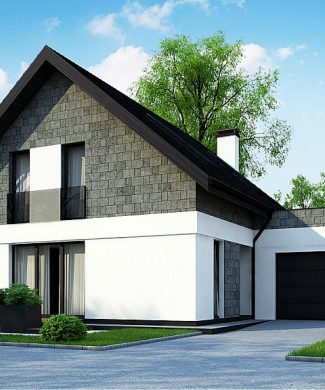 Фото проекта дома Z371 вид с улицы