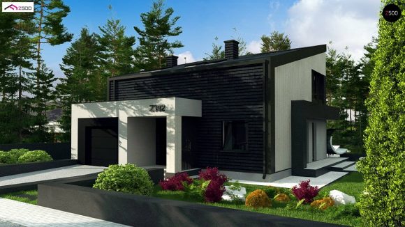 Фото проекта дома Z392 вид с улицы