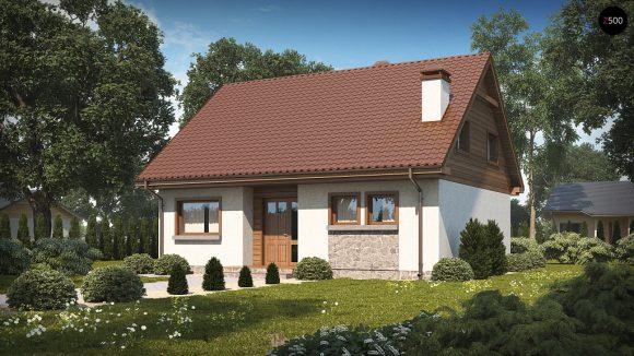 Фото проекта дома Z40 os вид с улицы