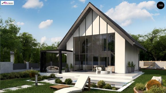 Фото проекта дома Z440 вид с улицы