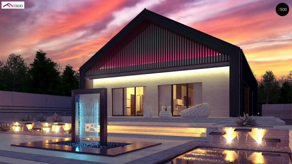 Фото проекта дома Z446 вид с улицы