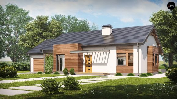 Фото проекта дома Z93 GL вид с улицы