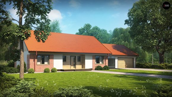 Фото проекта дома Z98 WP GP2 вид с улицы