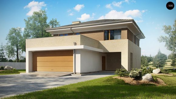 Фото проекта дома Zx112 вид с улицы